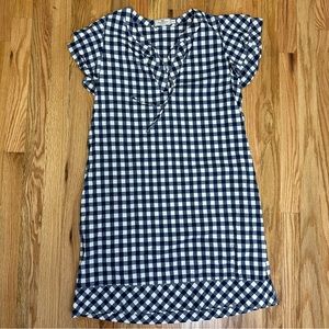 EUC medium VINEYARD VINES Navy Gingham Performance Dress